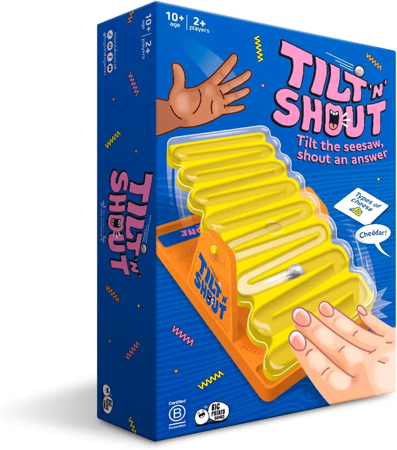 Tilt 'n' Shout Family Board Game - Rank 6 in Best New Board Games of 2025