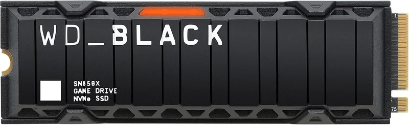 WD_BLACK SN850X 1TB NVMe SSD with Heatsink - Rank 9 in Best Playstation 5 of 2025