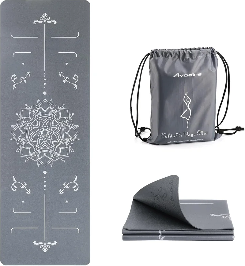 Avoalre Foldable Travel Yoga Mat - Rank 3 in Best Yoga Mat of 2025