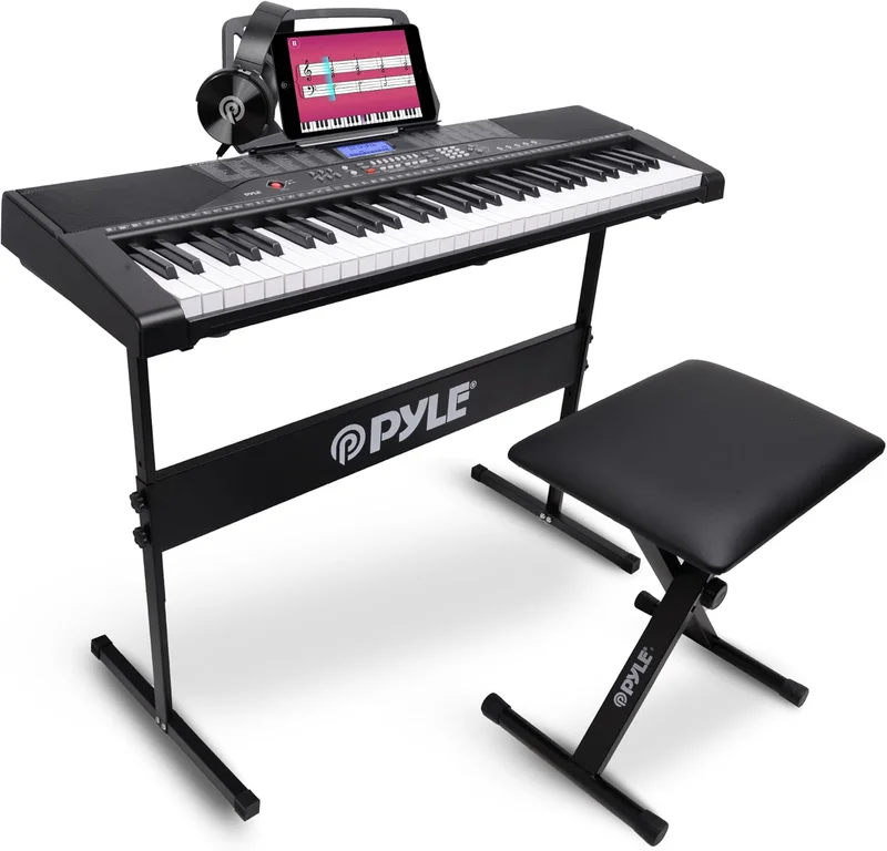 Pyle 61-Key Electric Keyboard Piano - Rank 7 in Best Keyboard Piano of 2025