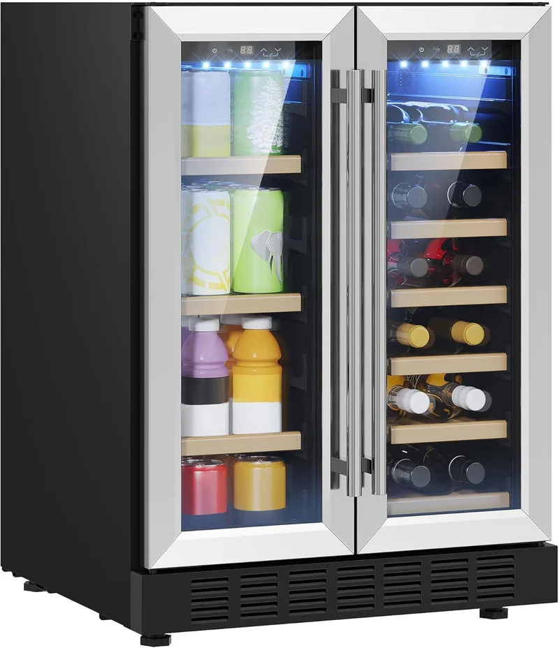 YITAHOME Dual Zone Wine and Beverage Refrigerator - Rank 3 in Best Beverage Fridge of 2025
