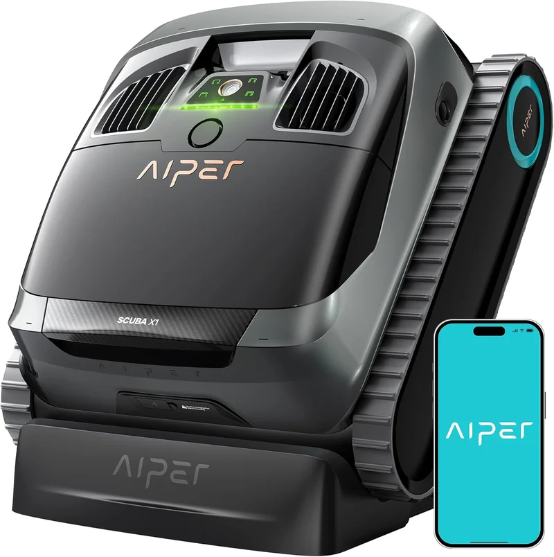 AIPER Scuba X1 Cordless Pool Cleaner - Rank 2 in Best Pool Cleaners of 2025