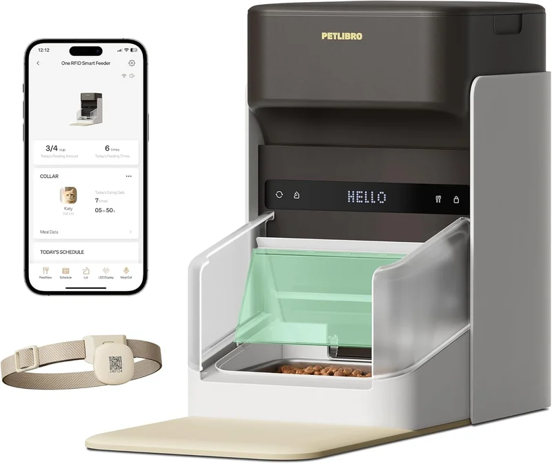 PETLIBRO RFID Automatic Cat Feeder with Wi-Fi - Rank 3 in Best Automatic Cat Feeder of 2025