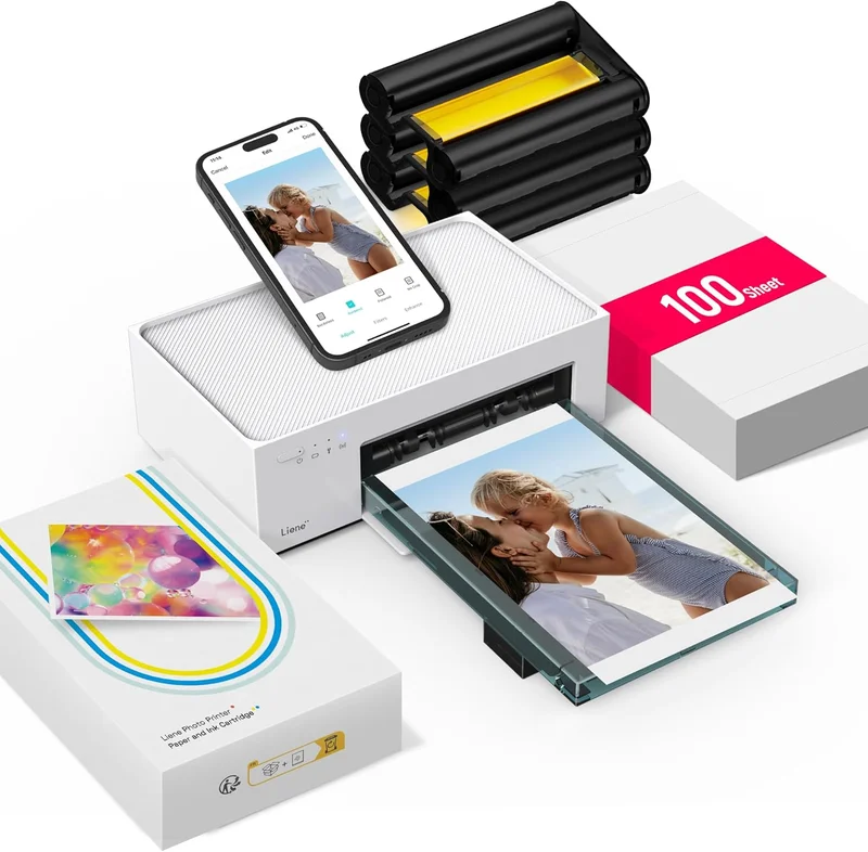 Liene 4x6 Photo Printer for iPhone Android - Rank 2 in Best Iphone Photo Printer of 2025