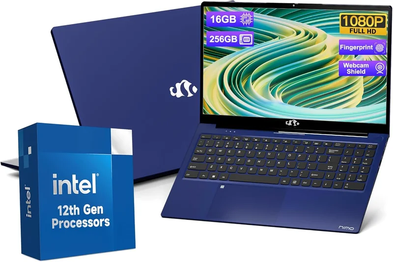 NIMO 15.6-Inch FHD Student Laptop - Rank 8 in Best Laptop For Working From Home of 2025
