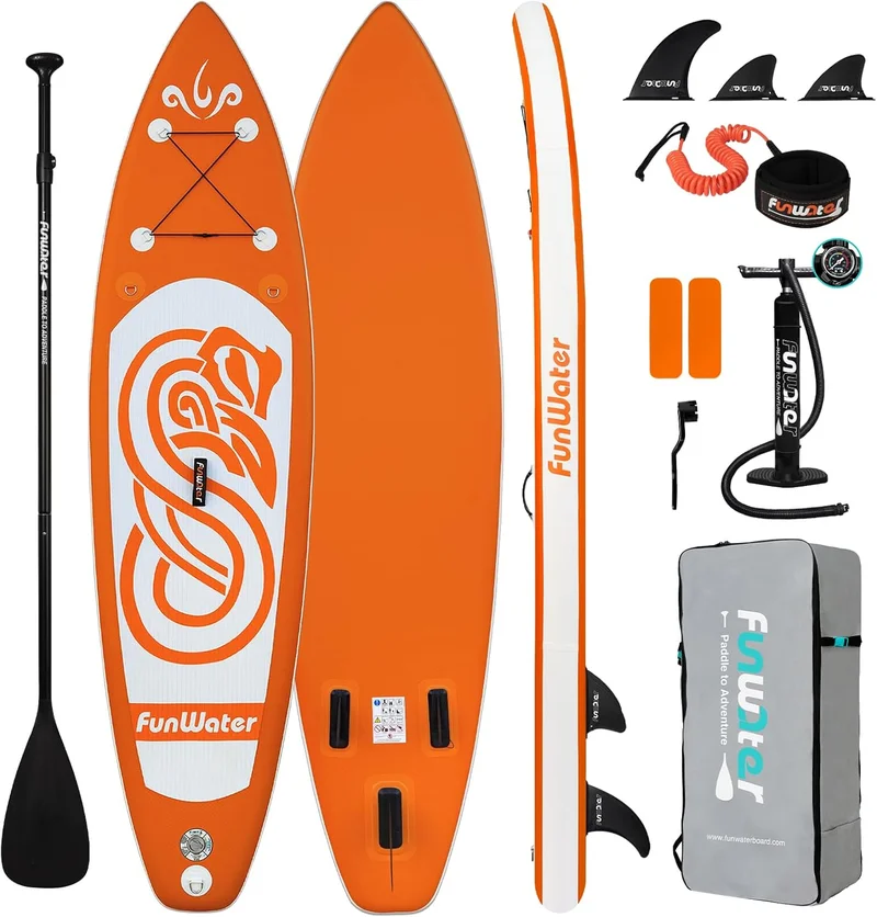 FunWater Inflatable Stand Up Paddle Board 10' - Rank 4 in Best Inflatable Kayak of 2025