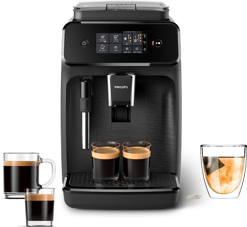Philips 1200 Series Espresso Machine EP1220/04 - Rank 10 in Best Automatic Espresso Machine of 2025