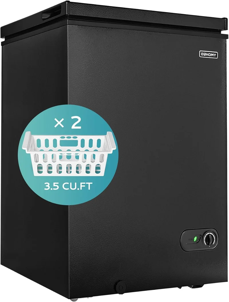 Euhomy 3.5 Cu.Ft Chest Freezer - Rank 5 in Best Deep Freezer Chest of 2025