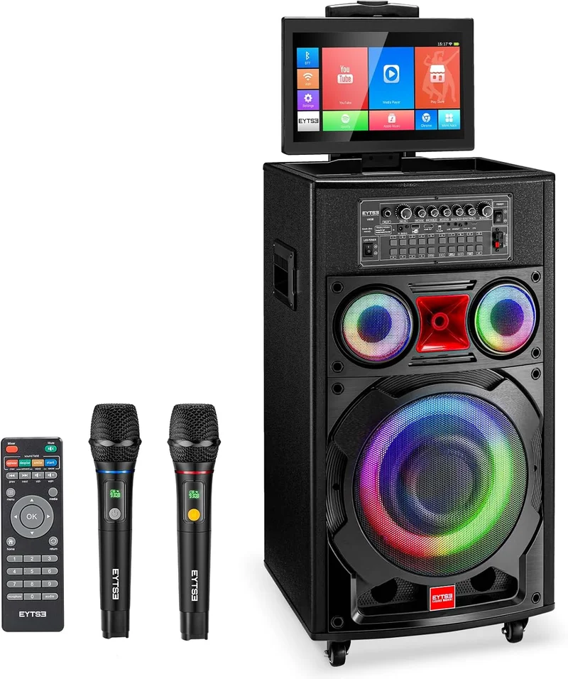 EYTSE Karaoke Machine with Touch Screen - Rank 10 in Karaoke Machines With Screen