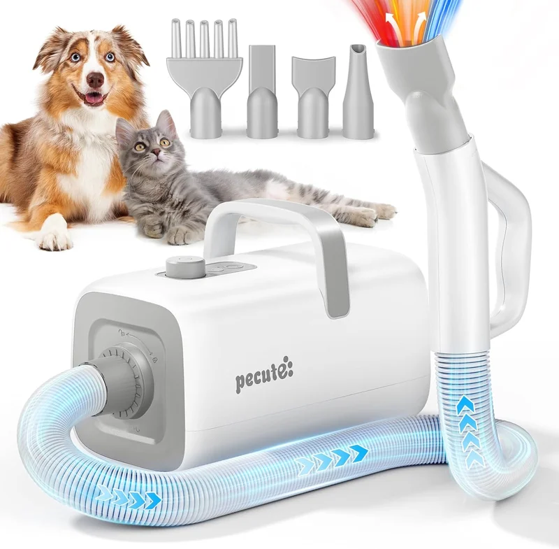 Pecute Pet Dryer with Adjustable Settings - Rank 6 in Best Dog Dryer of 2025