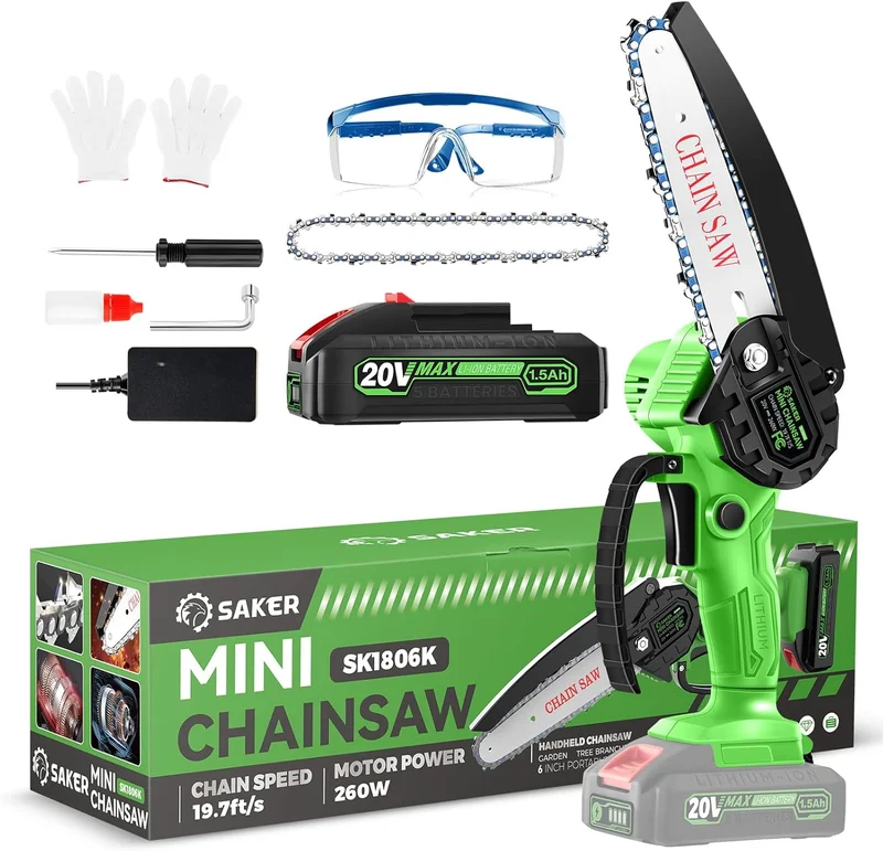 Saker 6 Inch Mini Chainsaw - Rank 6 in Chainsaws of 2025