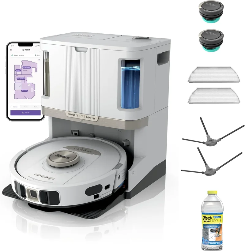Shark AV2800ZE Robot Vacuum & Mop Combo - Rank 8 in Best Robot Vacuum Cleaner of 2025