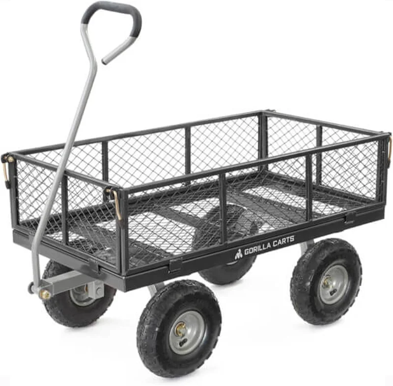 Gorilla Carts Steel Utility Wagon - Rank 9 in Best Garden Cart of 2025