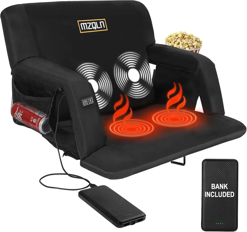 MZQLN Heated Massage Stadium Chair - Rank 10 in Best Heated Stadium Seat of 2025