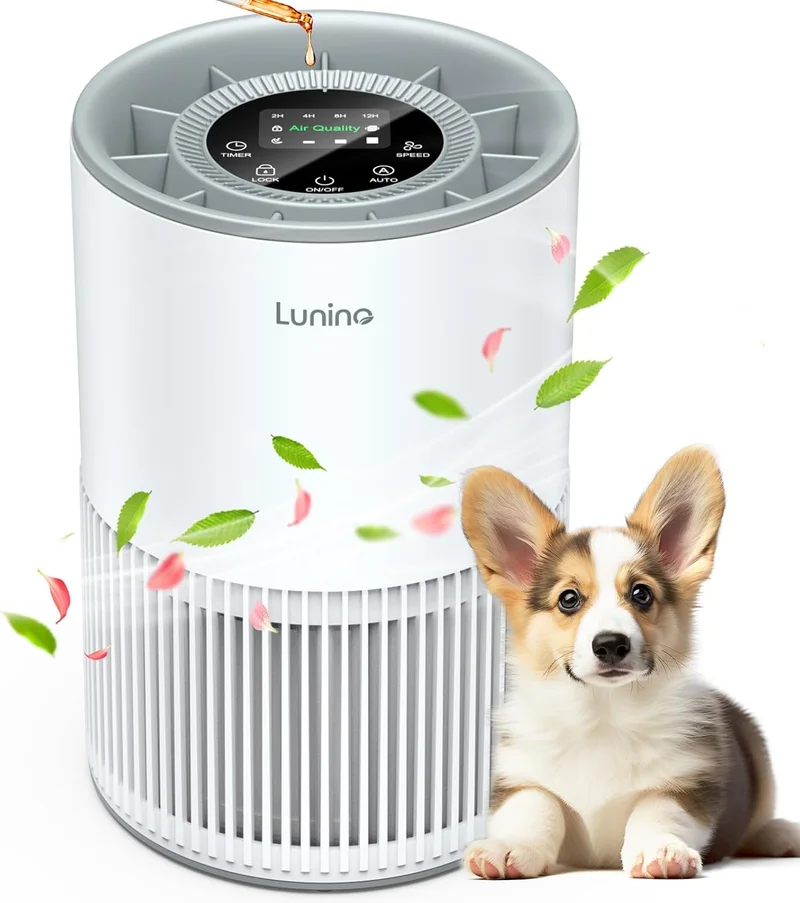 LUNINO H13 True HEPA Air Purifier - Rank 10 in Best Pet Air Purifier of 2025
