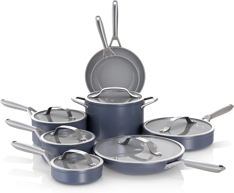 Ninja NeverStick Ceramic Pro Cookware Set - Rank 7 in Best Gordon Ramsay Pans of 2025