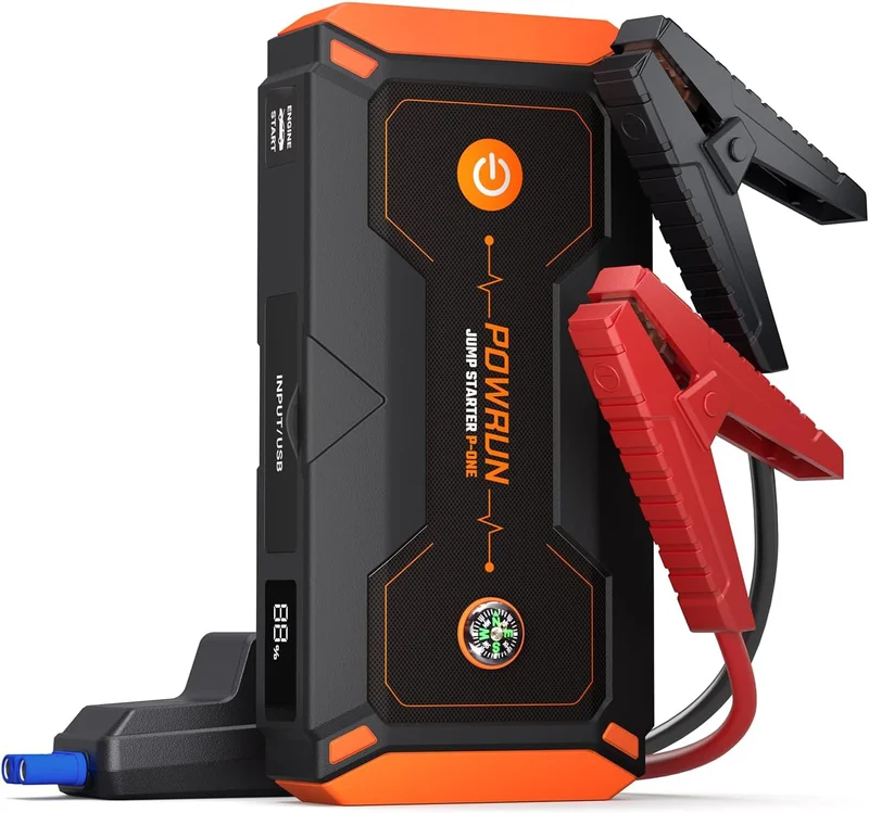 Powrun P-ONE 2000A Car Jump Starter - Rank 3 in Battery Jump Starters of 2025