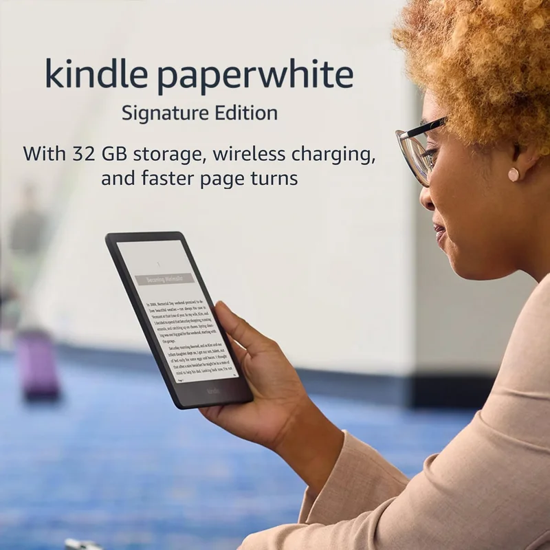 Amazon Kindle Paperwhite Signature Edition 32 GB - Rank 8 in Best Kindle of 2025