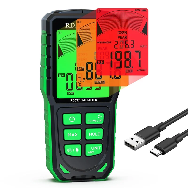 RDINSCOS EMF Detector for Radiation Detection - Rank 5 in Best Emf Reader of 2025