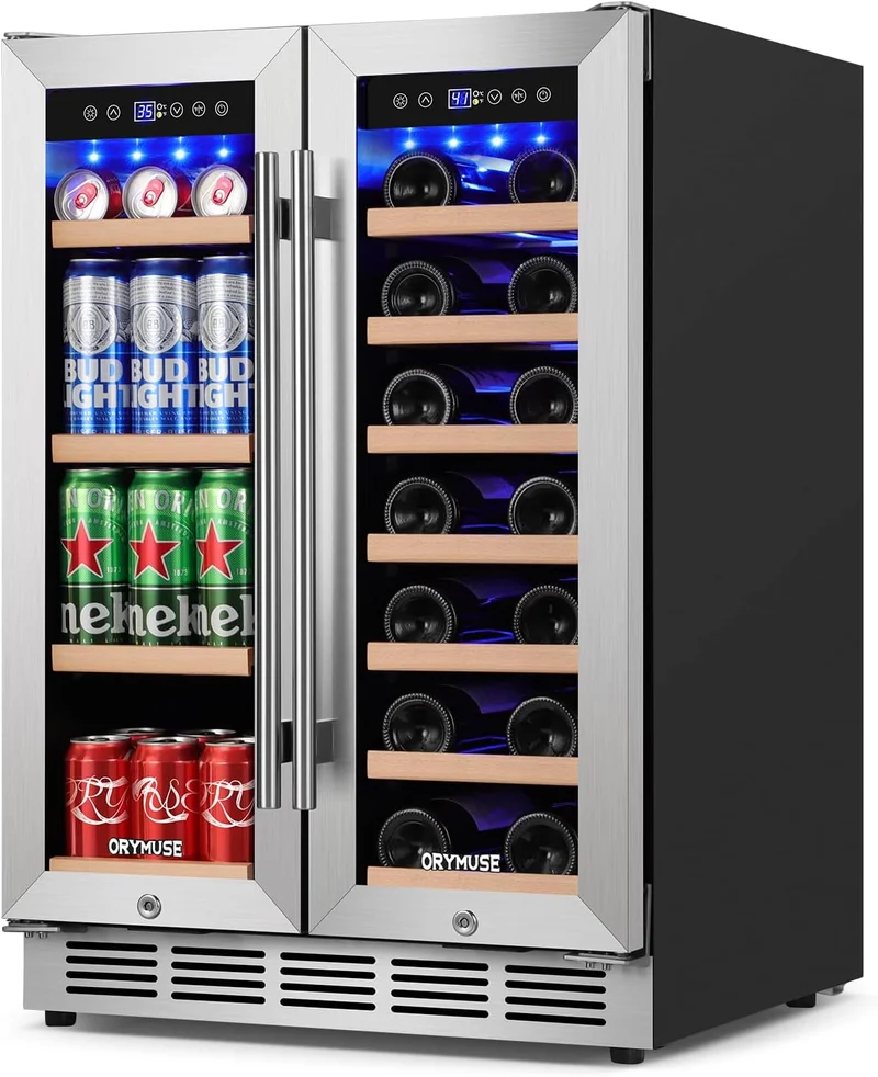 ORYMUSE Dual Zone Wine and Beverage Cooler - Rank 8 in Best Beverage Center of 2025