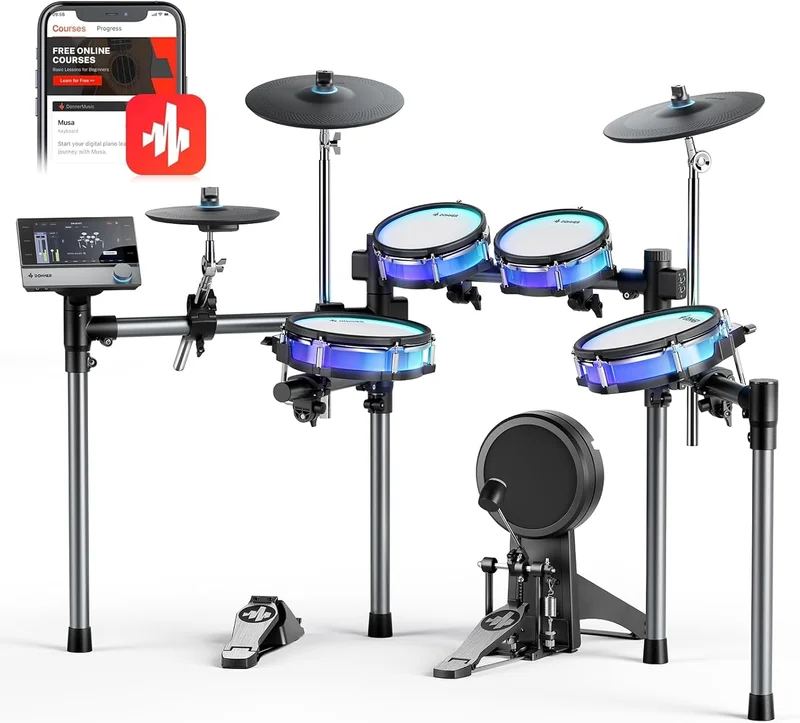 Donner BackBeat Electric Drum Set - Rank 2 in Best Drum Sets of 2025