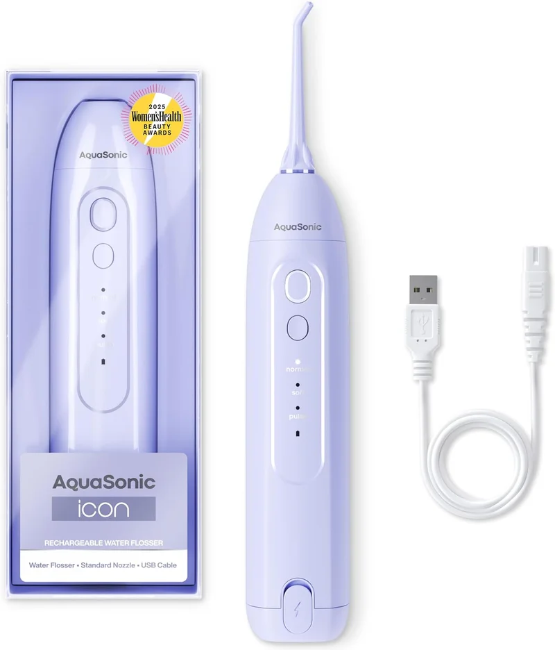 AquaSonic Icon Cordless Water Flosser - Rank 10 in Best Water Flosser of 2025