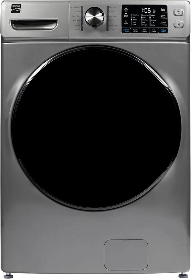 Kenmore Front Load Washer with Steam Treatment - Rank 3 in Washing Machines of 2025