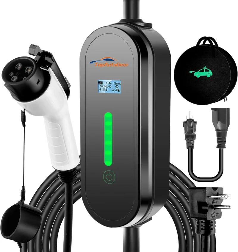 TopAutoGear EV Charger Level 1 & 2 16A - Rank 7 in Best Home Ev Charging Station of 2025