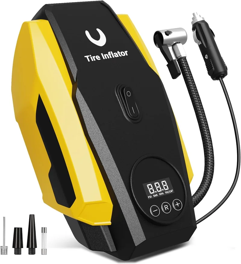 Powools Portable Tire Inflator Air Compressor - Rank 9 in Best Tire Inflator of 2025