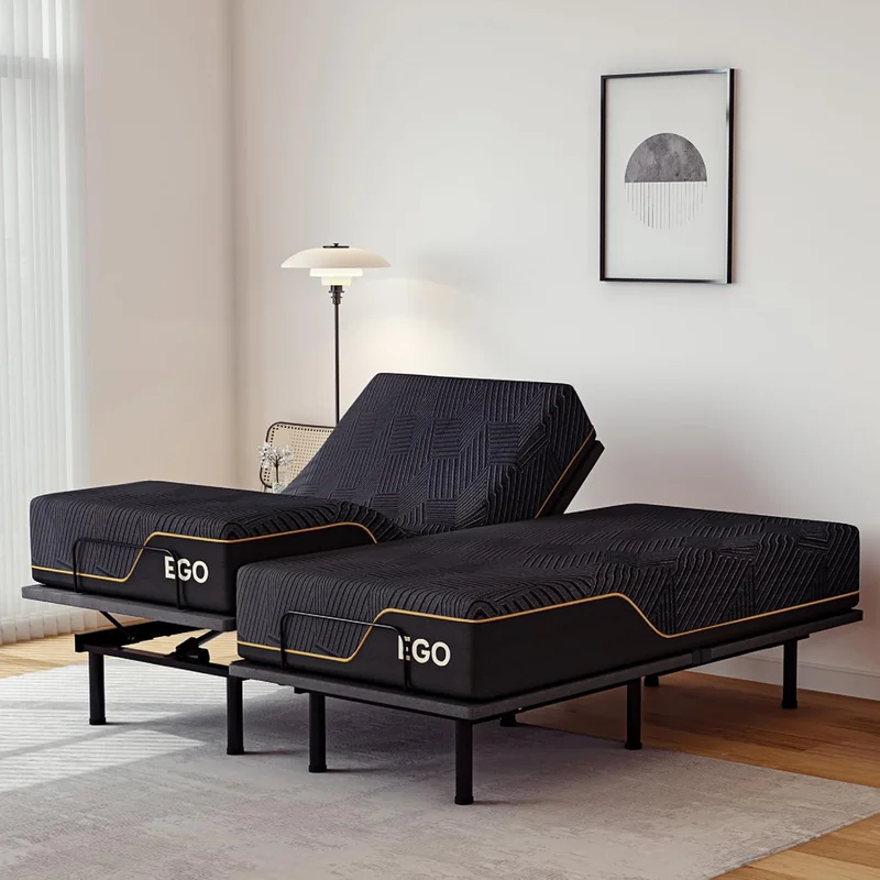 MLILY Split King Adjustable Bed with Mattress - Rank 2 in Best Adjustable Mattress Base of 2025
