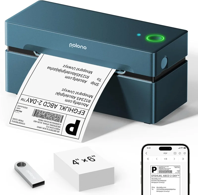 POLONO Wireless Bluetooth Thermal Label Printer - Rank 1 in Best Label Maker of 2025