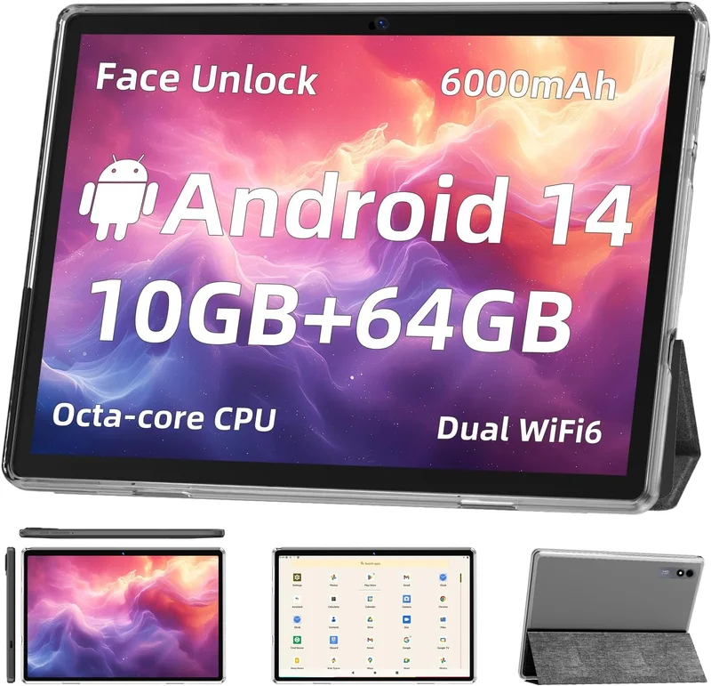 TUOHAITIME Android 14 Tablet 10 inch - Rank 10 in Best Android Tablet of 2025