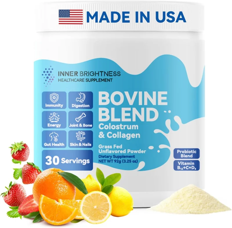 Inner Brightness Colostrum & Collagen Powder - Rank 3 in Best Bovine Colostrum of 2025