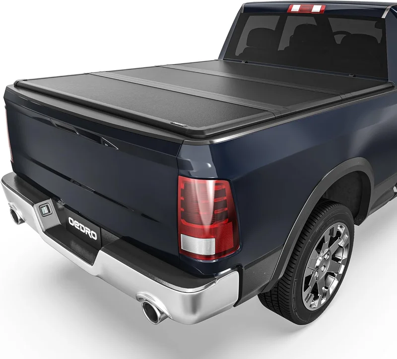 OEDRO Hard Tri-fold Tonneau Cover for Dodge Ram 1500 - Rank 2 in Best Truck Tonneau Covers of 2025