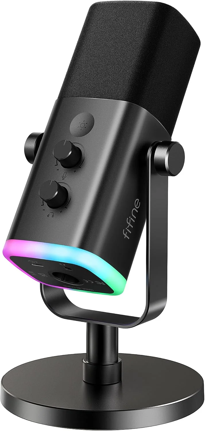 FIFINE AmpliGame AM8 USB/XLR Microphone - Rank 2 in Best Microphone For Streaming of 2025