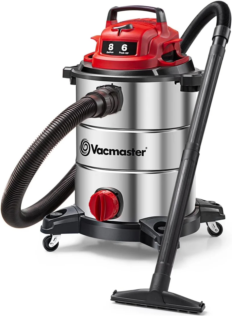 Vacmaster VOC812SF 8-Gallon Stainless Steel Vacuum - Rank 8 in Best Commercial Wet Cry Vacuum of 2025