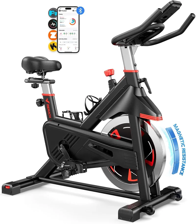 MERACH Indoor Cycling Bike with App - Rank 10 in Best Stationary Cycling Bike of 2025