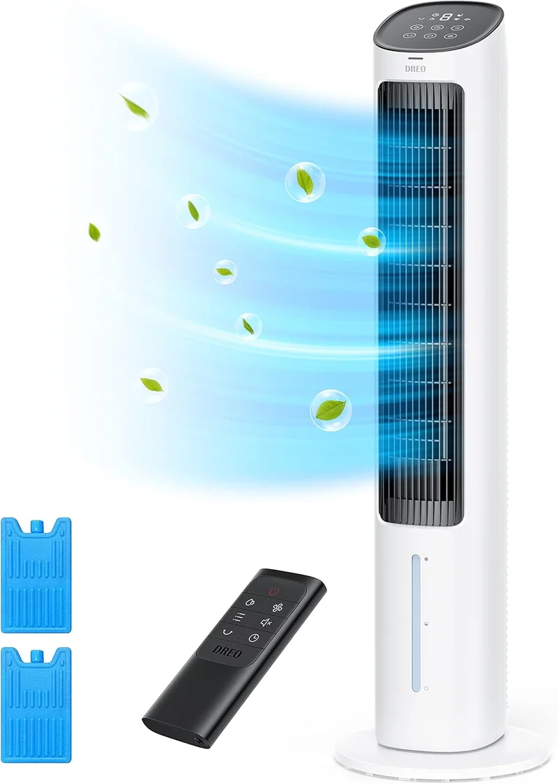 Dreo Evaporative Air Cooler, 40” - Rank 10 in Best Swamp Cooler of 2025