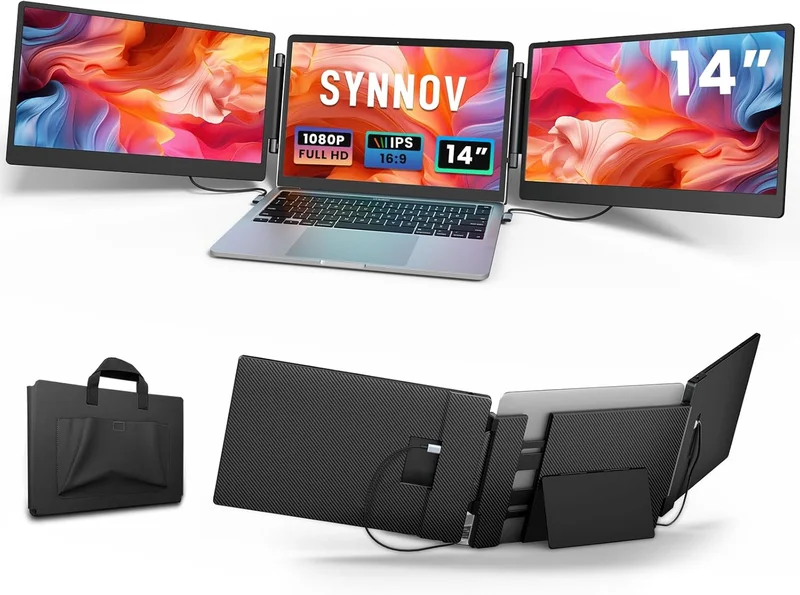 Synnov Triple Portable Laptop Screen Extender - Rank 7 in Best Laptop Screen Extender of 2025