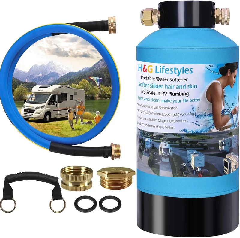 H&G lifestyles Portable Water Softener for RV 16,000 Grains - Rank 6 in Best Rv Water Softener of 2025