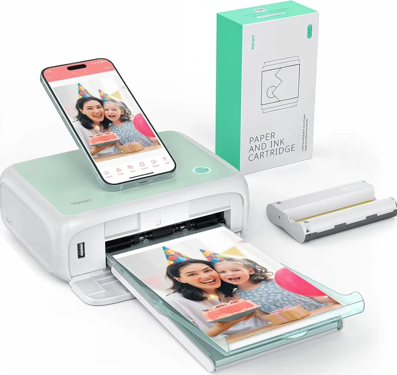 YOTON Photo Printer 4x6'' 54 Sheets - Rank 10 in Best Iphone Photo Printer of 2025