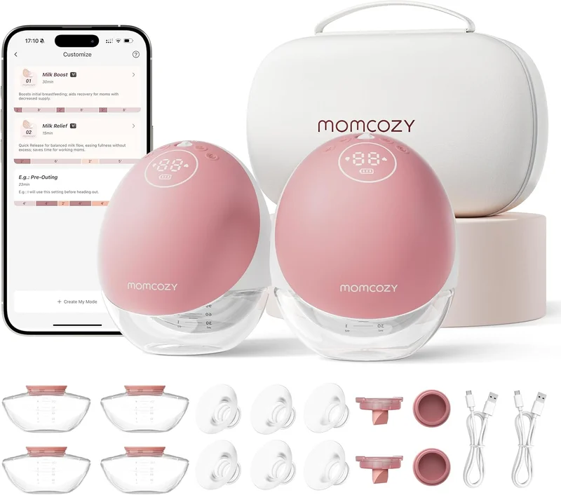 Momcozy M9 Hands-Free Wearable Breast Pump - Rank 8 in Best Wearable Breast Pump of 2025