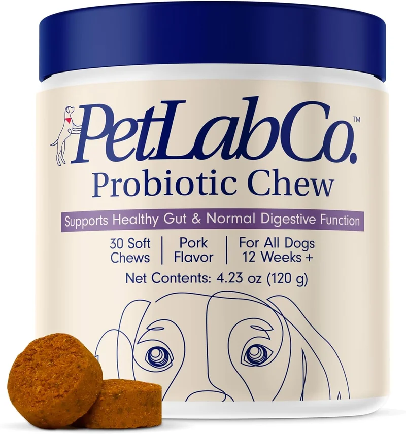 PetLab Co. Dog Probiotics - Pork Flavor Chews - Rank 3 in Best Probiotics For Dogs of 2025