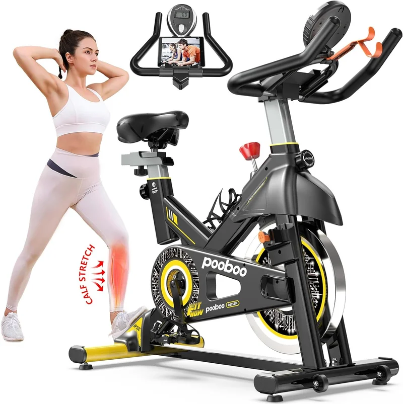 Pooboo Magnetic Resistance Indoor Exercise Bike - Rank 7 in Best Indoor Cycling Bike of 2025