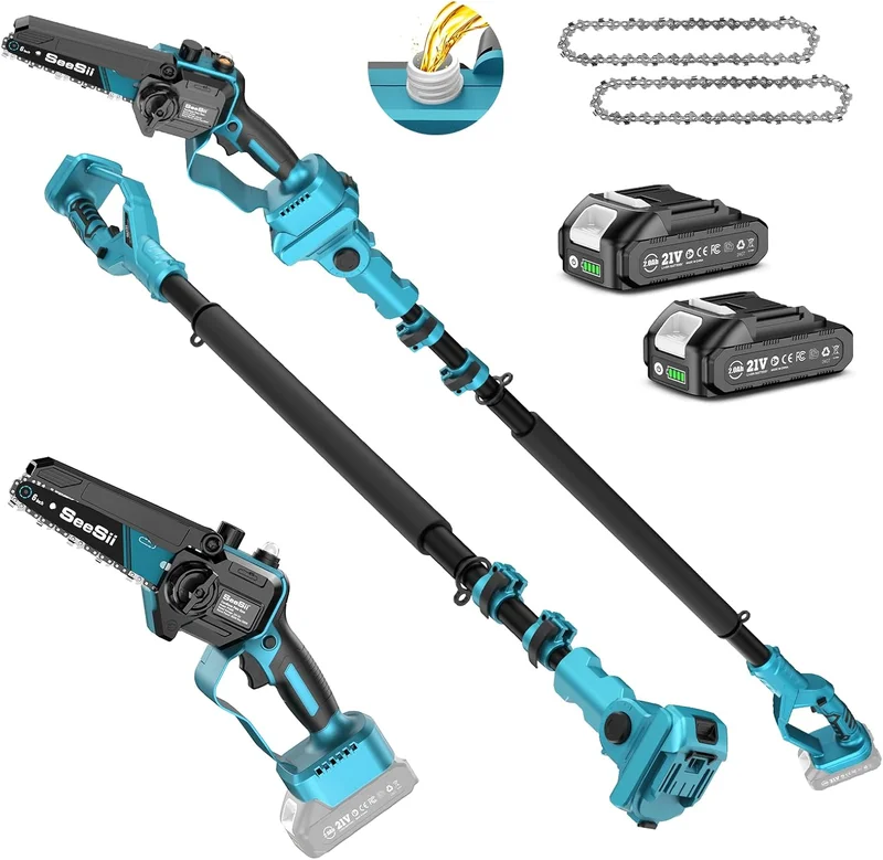 Seesii PS600 Electric Pole Saw and Chainsaw - Rank 3 in Best Pole Saws of 2025