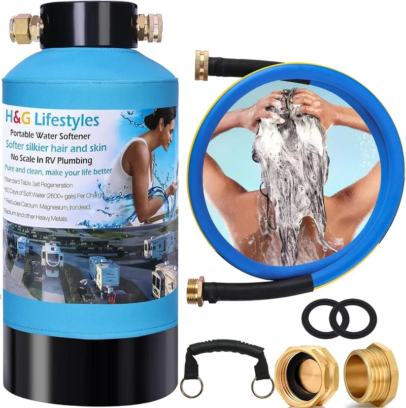 H&G Lifestyles Portable RV Water Softener - Rank 8 in Best Rv Water Softener of 2025