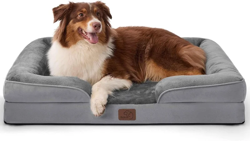 Bedsure Orthopedic Washable Dog Sofa Bed - Rank 2 in Best Dog Beds Large Sized of 2025