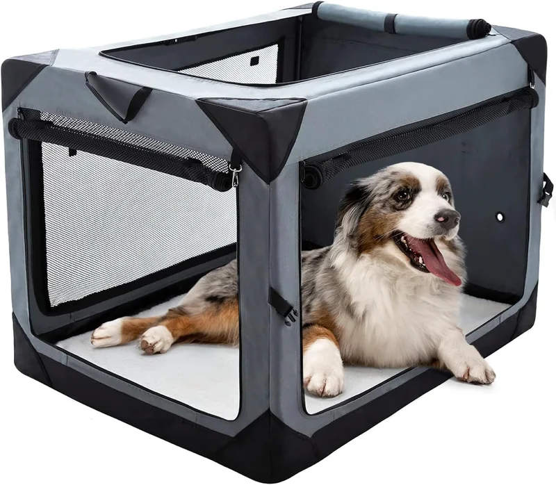 Pettycare 36 Inch Collapsible Dog Crate - Rank 7 in Best Diggs Crate of 2025