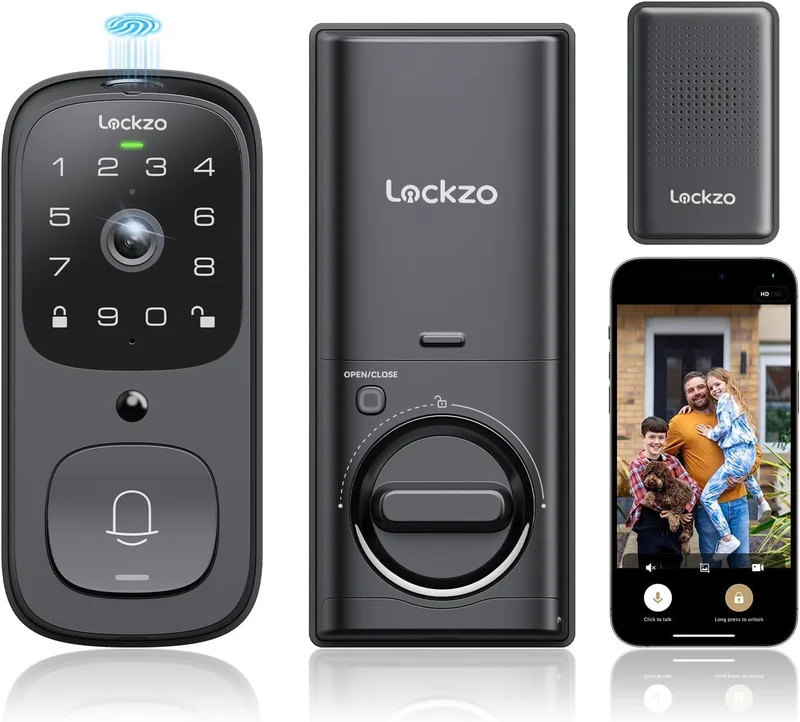 Lockzo Video Smart Door Lock - Rank 10 in Best Smart Locks For Home of 2025