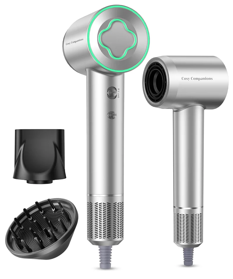 Silvery High-Speed Ionic Hair Dryer - Rank 7 in Hair Dryers